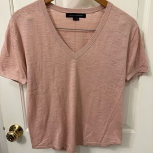 Skull Cashmere 100 percent cotton v-neck loose fitting top. NWOT